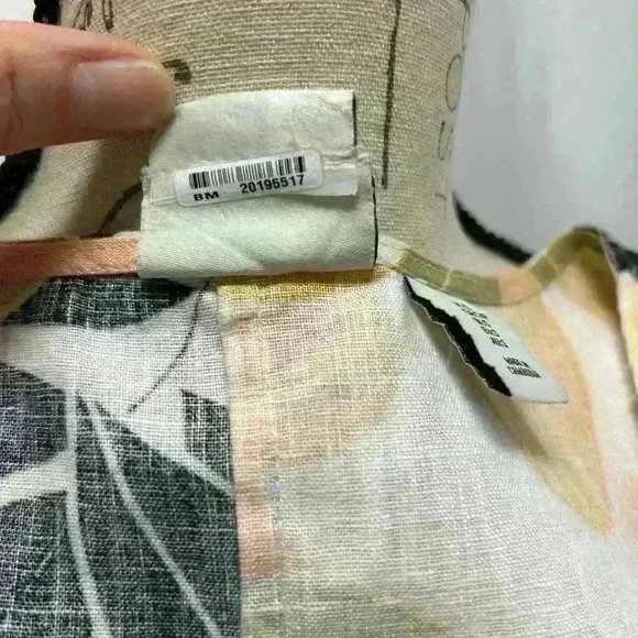 Rachel Zoe Linen Floral Dress Sleeveless Size Small - Picture 10 of 11